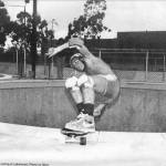 Duane Peters @ Lakewood Center Skateboard World from the National Skateboard Review 1979