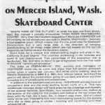 High Rider Skateboard Center - Mercer Island - Page 8, National Skateboard Review December 1976