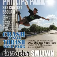Phillips Park Skate Park - Aurora, Illinois, USA
