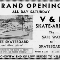 Longview Daily News, August 20, 1965 - V.E. Skate Arena - Kelso