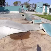 Imperial Courts Skate Park - Los Angeles, California, USA