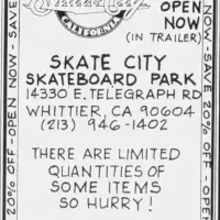 Skate City - Whittier Ad from La Mirada Review (Whittier, California) · 18 Mar 1979,