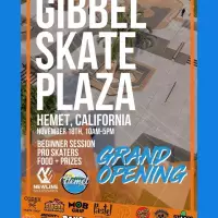 Hemet CA. Skate Plaza