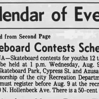 Wild Wheels Skateboard Park - Covina CA. - The Los Angeles Times 06 Aug 1978, Sun ·Page 539