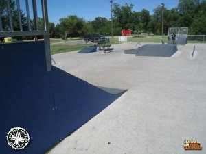 Forsythe Transportation Skatepark - Gainesville , Texas, U.S.A.