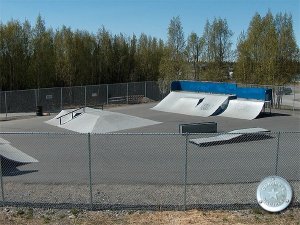 Soldotna skatepark - Soldotna, Alaska, U.S.A.