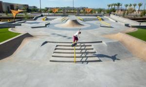 The Deck Skatepark aka Eastmark Skate Plaza - Mesa