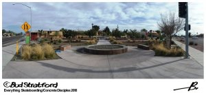 Fountain Plaza Skatepark, Mesa, AZ, USA