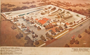 Colton Ranch Skatepark - Rancho Mediterrania - Photo was by Don Ansell..  this was the rendering for the loans and permits