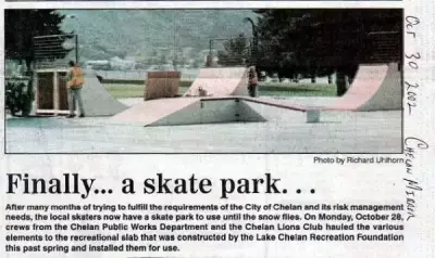 Chelan Skatepark - Chelan, Washington, U.S.A.