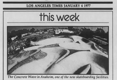 Concrete Wave - Anaheim - LA TIMES 1977