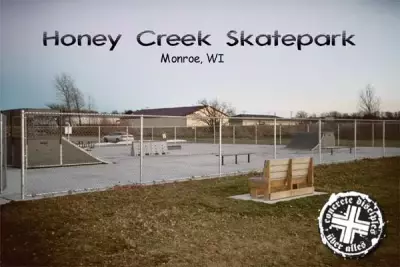 Honey Creek Skatepark - Monroe, Wisconsin, U.S.A.