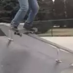 Skating in Cedarburg Skatepark