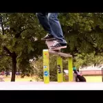 Skateboarding Aachen Kennedy Park ( HD )