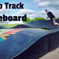 Skateboarding Plymouth Pump Track