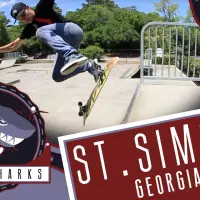PARK SHARKS EP 25 ST SIMONS GA | Skatepark Documentary Series
