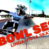 Linda Vista Skatepark peanut bowl session