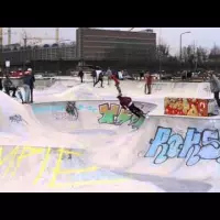 Skate- und BMX-Artistik im Frankfurter Osthafen Skatepark