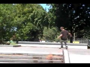 Skating Merced Skatepark