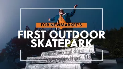 Newmarket&#039;s First Outdoor Skatepark Final Concept Design