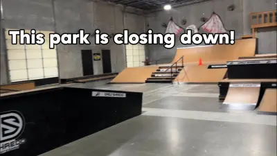 this skatepark is closing down for good!