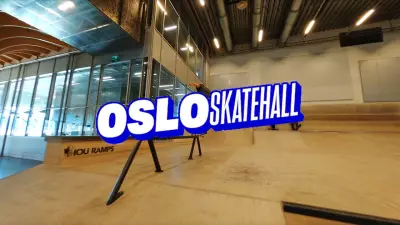 Oslo skatehall | FPV skate Session