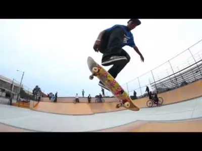 Terrell Newell At Balboa Skatepark