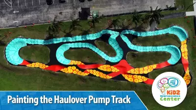 Painting the Haulover Park Pump Track | SkateSafe
