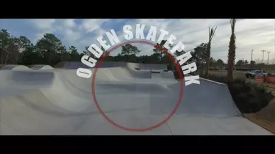 Ogden Skate Park - An Aerial Look