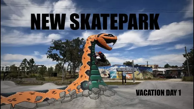 Skateable Art park Tallahassee FL