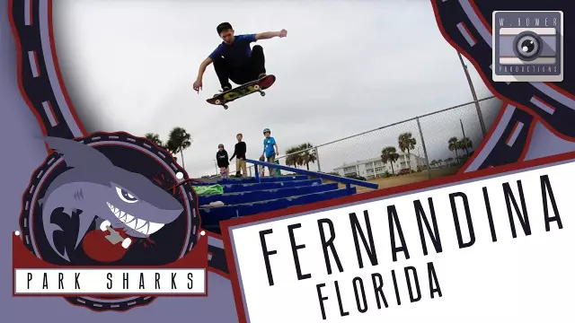 PARK SHARKS EP 17 FERNANDINA FL | Skatepark Documentary Series