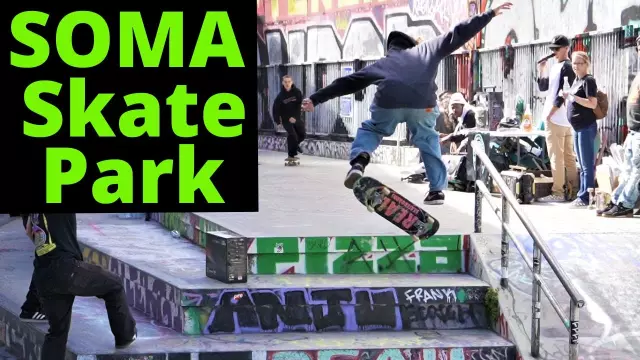 SOMA Skate Park Contest in San Francisco