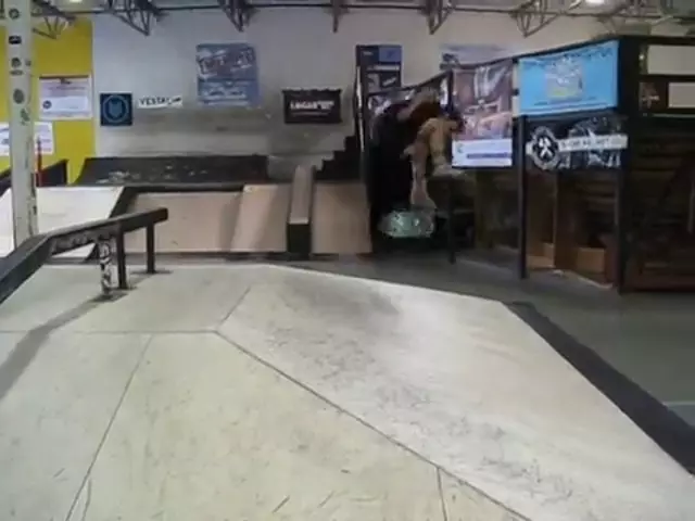 Aura Skateboarding Company Team rider Hunter Mannering pulling a sick line including a mind blowing switch laser flip.