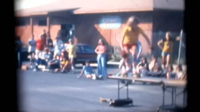 Odyssey Skatepark, Columbus Georgia, 1970&#039;s Skateboard Contest And Huck Andress Demo (no audio)