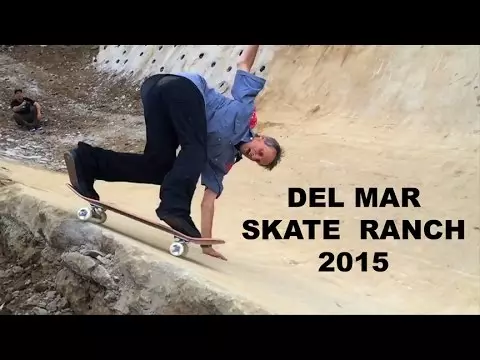 Tony Hawk skates Del Mar Skate Ranch  in 2015