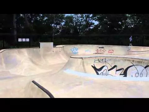 Scalzi Skatepark, Stamford CT overview