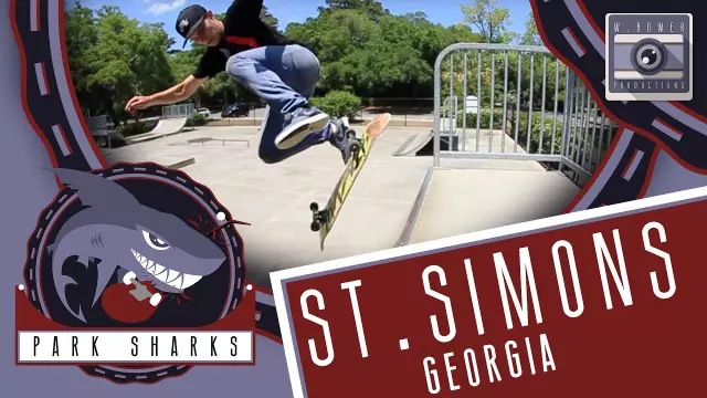 PARK SHARKS EP 25 ST SIMONS GA | Skatepark Documentary Series