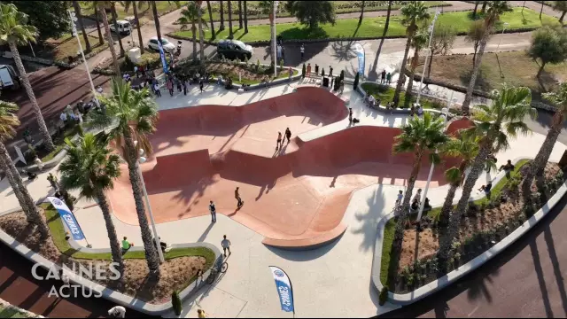Inauguration du nouveau #Skatepark de la Roseraie à Cannes
