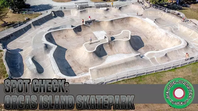 Spot Check: Grindline Skateparks Orcas Island Skatepark // DJ Mavic Air Aerial Tour