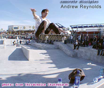 Andrew Reynolds - big frontside Ollie.