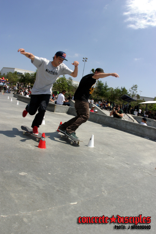 Ryan Sheckler getting to the line