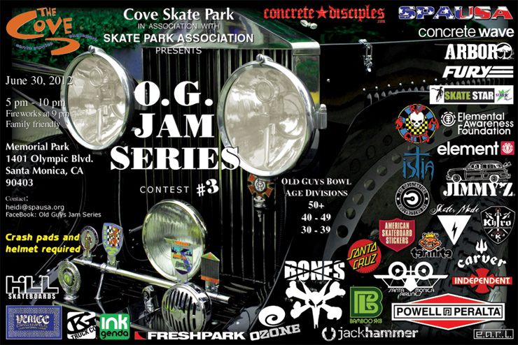 OG Jam Series Cove Flyer 2012