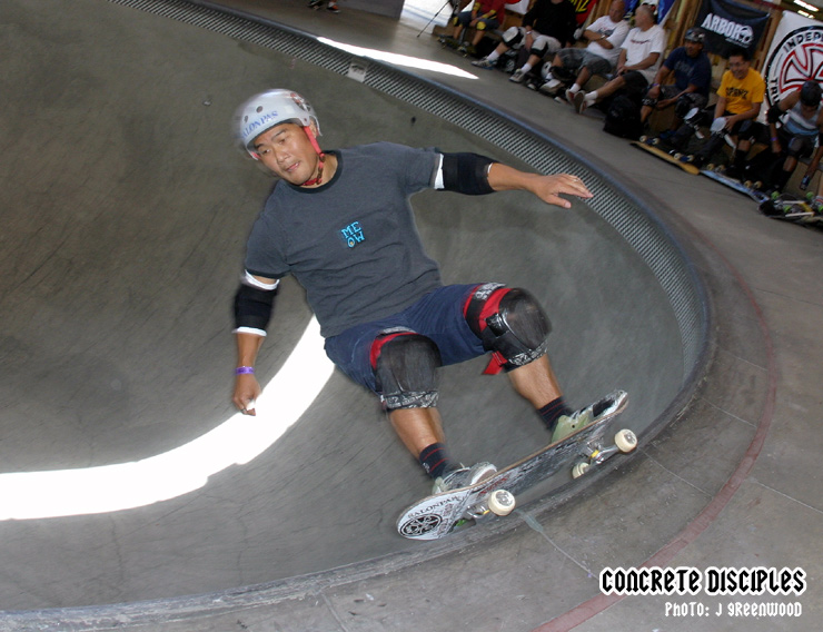 Garret Naka Fired his path to victory. High Speed all over the bowl!