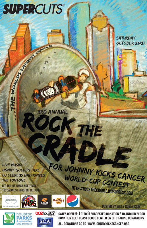 Houston's Third Annual Rock the Cradle for Johnny Kicks Cancer