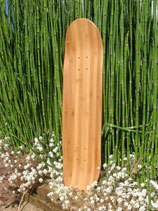 . Composed 100% of Bamboo these boards boast exception strength, and durability as well as having a great stiff, and solid feel.Bamboo Skateboard Decks review