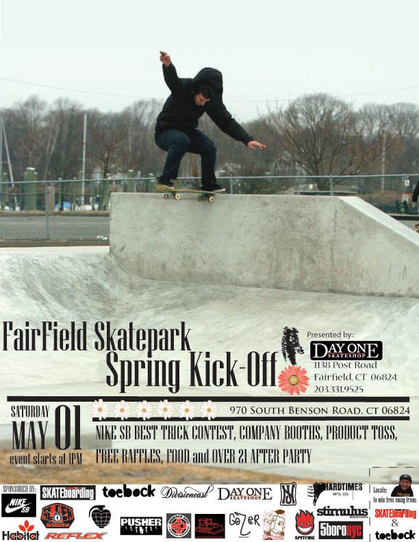 Fairfield Skatepark Flyer