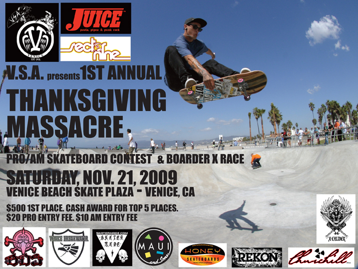 Turkey Day Massacre - Venice Beach CA. - Nov. 21 2009