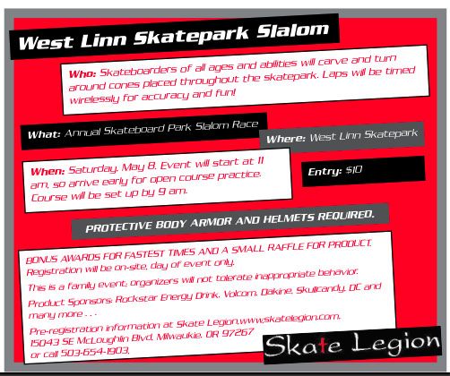 Slalom Event - West Linn OR.