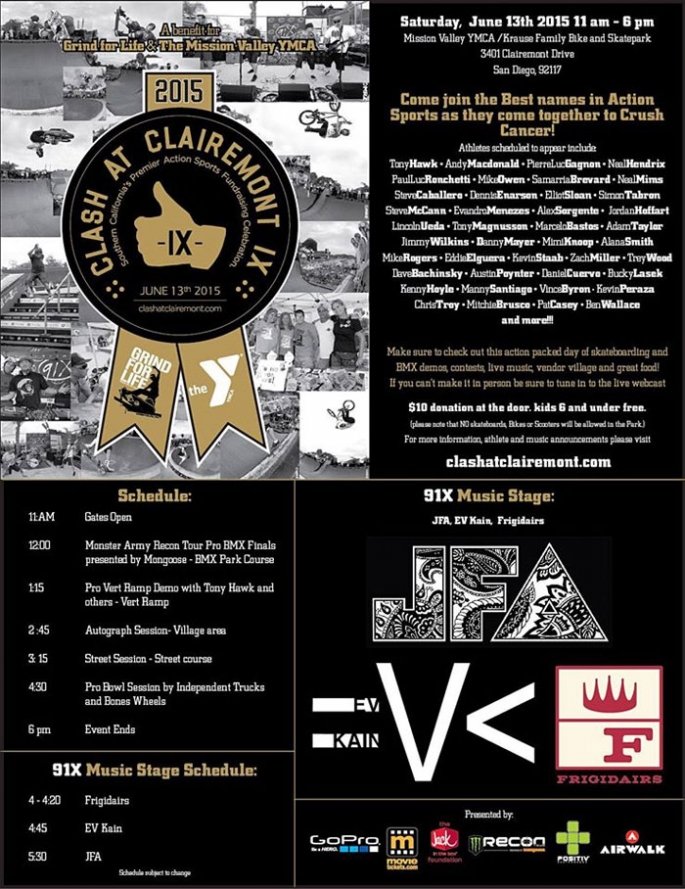 Clash at Clairemont 2015 Info