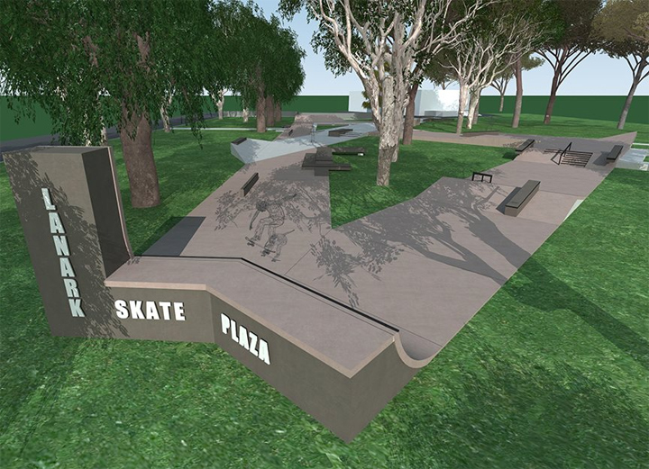 Lanark Skatepark plan